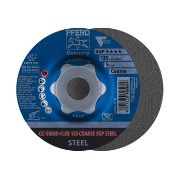 Šlifavimo diskas PFERD CC-Grind-Flex 125 SGP-Steel Coarse