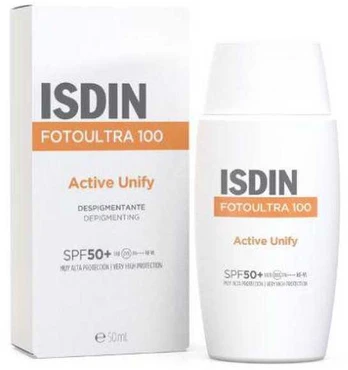 Isdin PHOTO ULTRA 100 ACTIVE UNIFY fusion fluid SPF50+ 50 ml