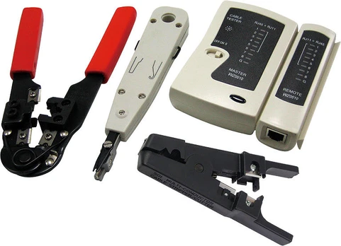 Logilink Networking Tool Set with Bag, 4 parts | WZ0012