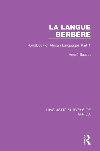 La Langue Berbere - Minkštas viršelis