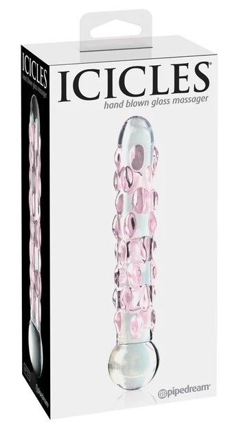 Icicles No. 7 stiklinis dildo