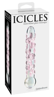 Icicles No. 7 stiklinis dildo kaina