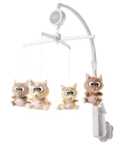 Lovytės karuselė 4Baby Fox F08 kaina