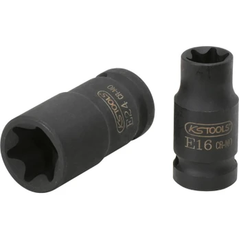 Smūginė galvutė 1/2" TX E20, KS Tools
