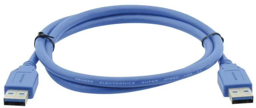 Kramer Electronics USB-A (M) to USB-A (M) 3.0, 1.8m, 1.8 m, USB A, USB A, USB 2.0, Male/Male, Juodas