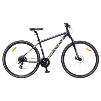 Hibridinis Dviratis Classic Street 24 Men Disc 28", juodas