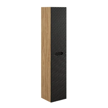 Vonios spintelė COMAD Ocean Black 80-02-2D, ąžuolo/juoda