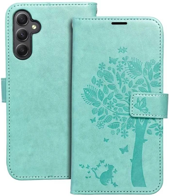 Dėklas Oem MEZZO Book case for SAMSUNG A34 5G medžio žalias