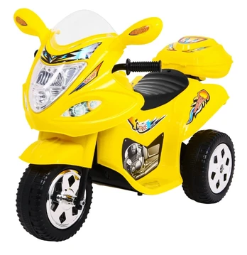 Elektrinis triratis motociklas BJX-088, geltonas