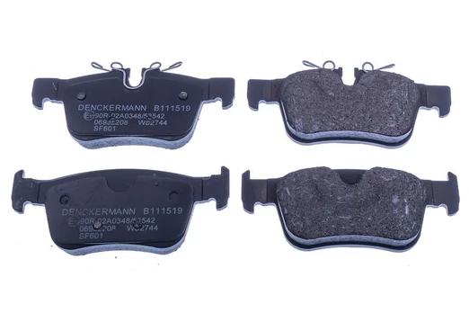 Stabdžių trinkelių rinkinys, diskinis stabdys DENCKERMANN B111519