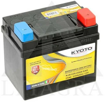 Akumuliatorius KYOTO 12V, 26Ah, 200A