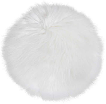 LAMBSKIN SEAT ARTIFICIAL WHITE 35CM