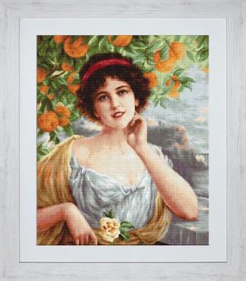 Beauty under the orange tree SG546