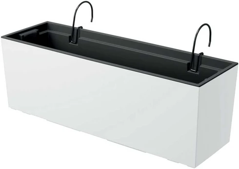 Prosperplast <div class="int_ce_html">Gėlių vazonas su kabliukais Urbi Case DUC600W baltas</div>