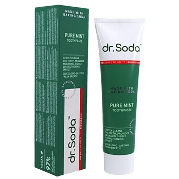Mėtu skonio dantų pasta DR.SODA PURE MINT, 100 ml