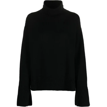 Megztinis moterims, Juoda, Late sweater