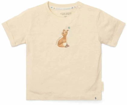 Little Dutch T-shirt short sleeves ´Birch Melange´ 80