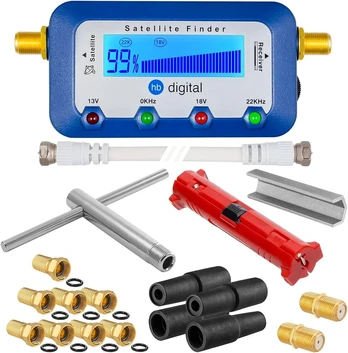 Hb-digital Xxl Sat Montavimo Rinkinys: Satfinder, Stripper, Montavimo Raktas