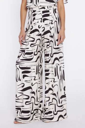 Moteriškos kelnės Nife, rayon ir nylon