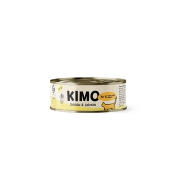 Kimo Chicken-Salmon drėgnas maistas katėms, 70 g