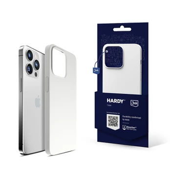 Dėklas 3mk Hardy Silicone MagCase Apple iPhone 14 Pro Max - Baltas