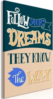 Artgeist Paveikslas - Follow Your Dreams (1 Part) Vertical kaina
