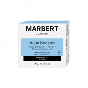 MARBERT 24H AQUA BOOSTER veido kremas „Rich“, 50 ml