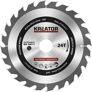 Pjovimo diskas Kreator, 200 mm x 30 mm