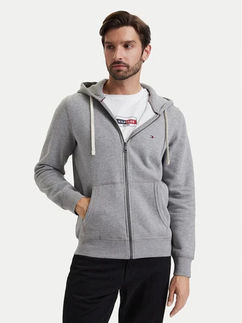 Tommy Hilfiger Džemperis Essential MW0MW44931 Pilka Regular Fit