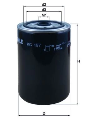 Kuro filtras KNECHT KC 197