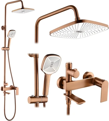Dušo sistema REA Storm, Brushed Copper