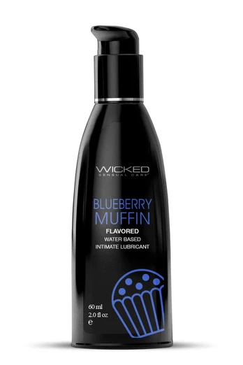 Wicked Aqua Blueberry Muffin Water-Based Lubricant 60ml Vegan