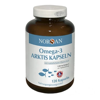 NORSAN, OMEGA-3 ARKTIS, 120 kapsulių