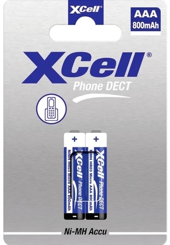 XCell Akumuliatorius Dect Phone X800 Micro AAA 800mAh 2St.