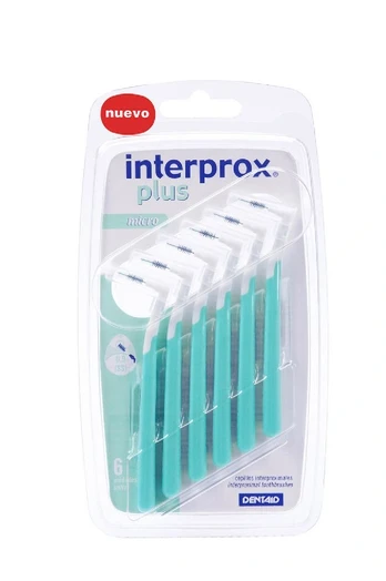 "Interprox Plus Micro" 6 tarpdančių šepetėliai