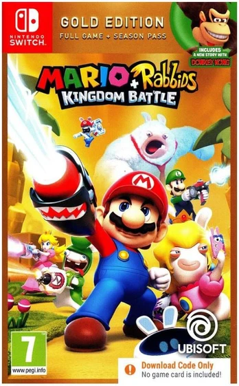 Mario + Rabbids Kingdom Battle (Gold Edition) (Code in Box) - Nintendo Switch
