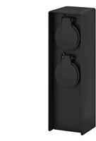 Solight sodo stulpas - plastikinis, juodas