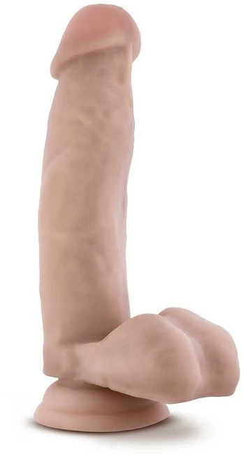 Blush DR. SKIN DR. MARK 7 INCH DILDO WITH BALLS BEIGE