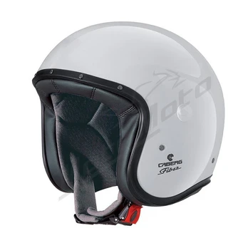 Atviras šalmas Caberg Freeride X baltas blizgus