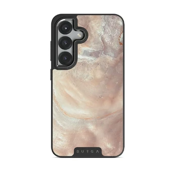 Serene Sunset - Chic Samsung Galaxy S25 Case, Elite Dark (Magnetic) / Gunmetal