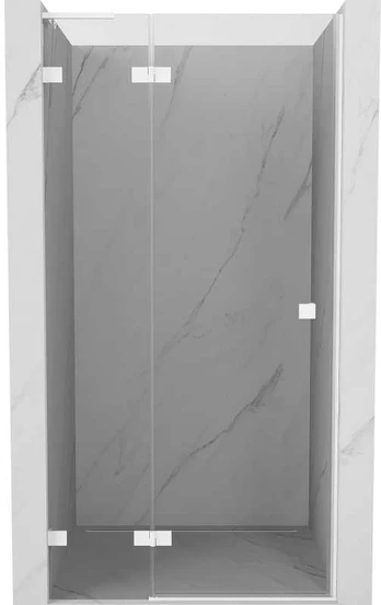 Dušo durys Mexen Lunar L, kairė, 120 cm, transparent/baltas