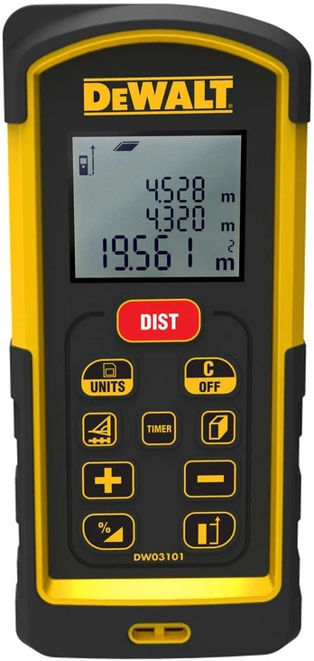 Lazerinis atstumo matuoklis Dewalt DW03101-XJ
