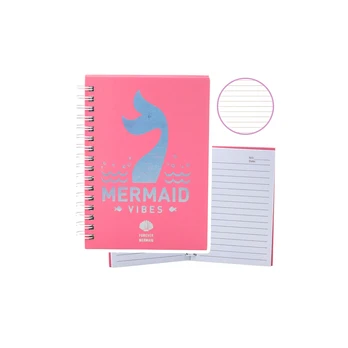 Lean Holographic Mermaid Tail Rožinė Lined Notebook A6 80 Sheets