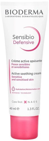 Veido kremas Bioderma Sensibio Defensive, 40 ml