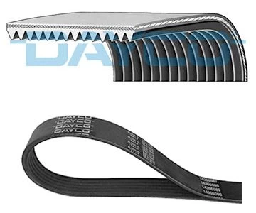 V formos rumbuoti diržai DAYCO 14PK1286HD