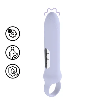Loveline By Shots Vibrating Loop Grip - Lavender