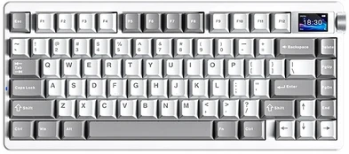 Klaviatūra Aula NOVA75 (Balta/Pilka) - Star Vector Switches