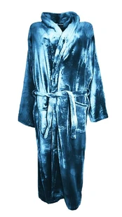 Chalatas moterims Kinga, mėlynas, M/XL