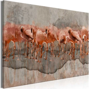 Artgeist Paveikslas - Flamingo Lake (1 Part) Wide