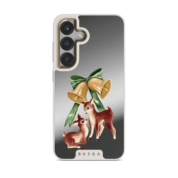 Baby Rudolph - Samsung Galaxy S25 Case, Elite Mirror Light (Magnetic) / Gold